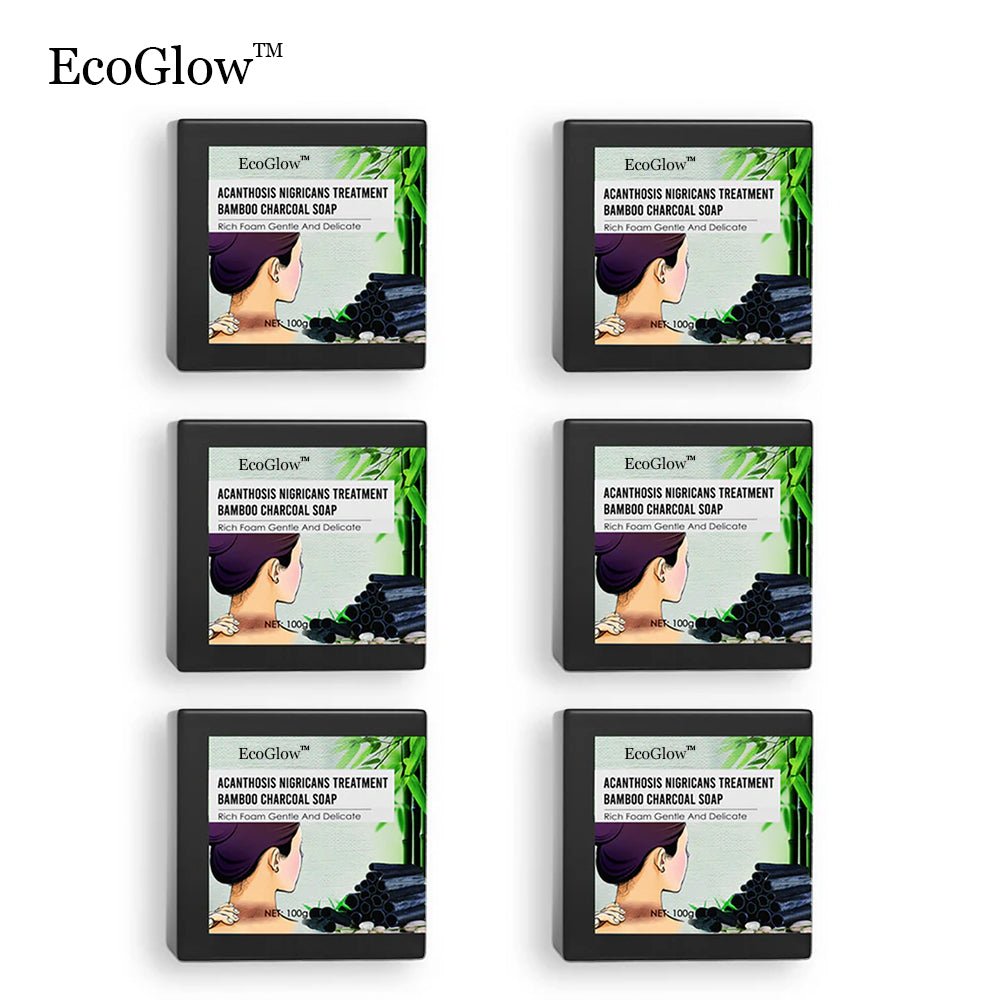 EcoGlow Acanthosis Nigricans Treatment Bamboo Charcoal Soap
