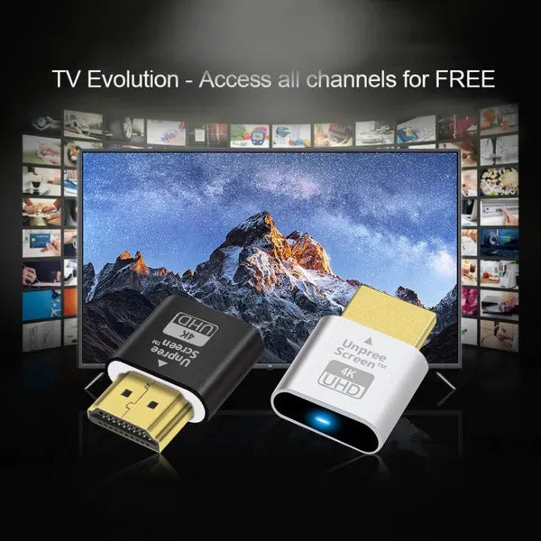 UnpreeScreen™ TV Streaming Device - Access All Channels for Free - No Monthly Fee