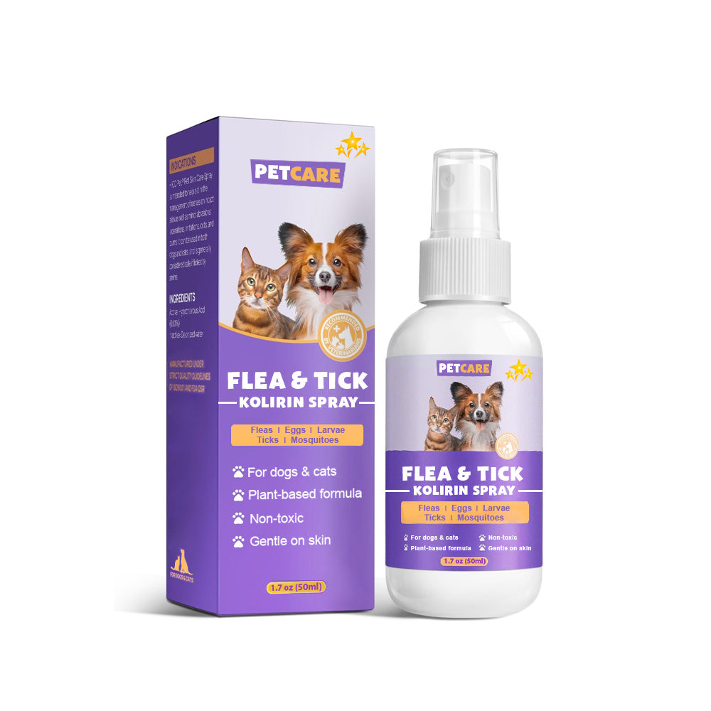 💥 2025 Limited Offer 70% ️⏳ PetCare™ Flea & Tick Kolirin Spray