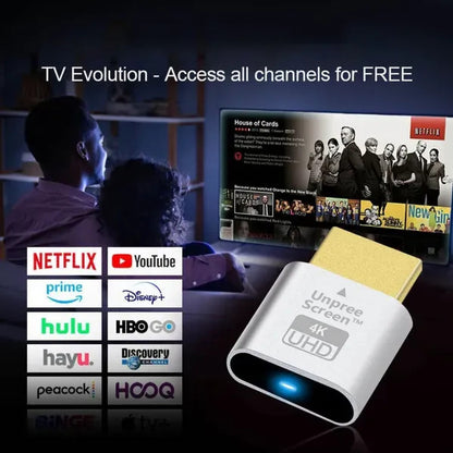 UnpreeScreen™ TV Streaming Device - Access All Channels for Free - No Monthly Fee