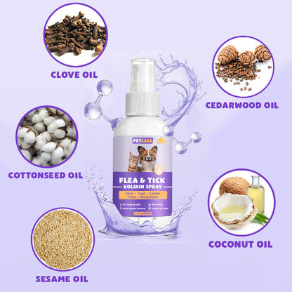 💥 2025 Limited Offer 70% ️⏳ PetCare™ Flea & Tick Kolirin Spray