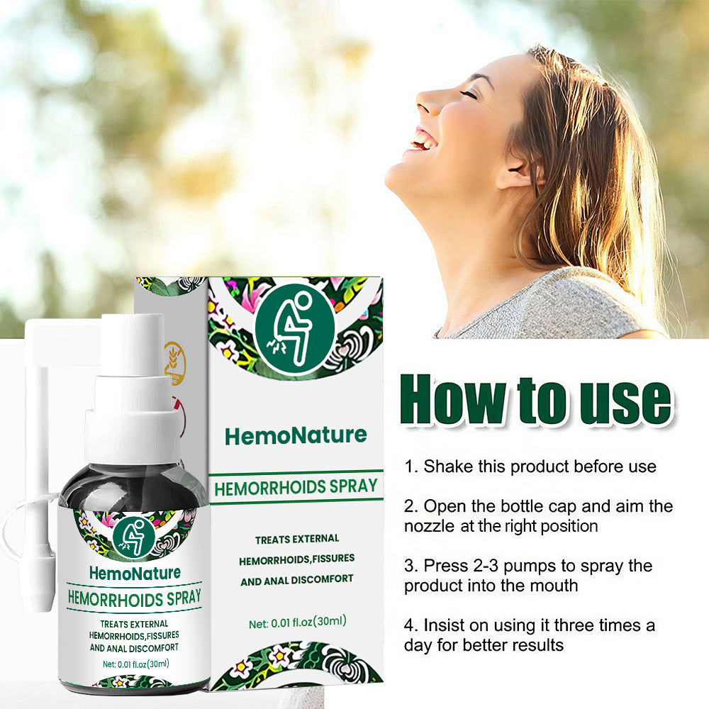 HemoNature™ Herbal Hemorrhoids Spray