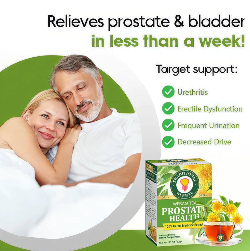 TRADITIONAL HERBAL Prostate Health Tea 💰 LAST DAY SALE 70% OFF 💰