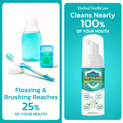 HERBAL TEETHCare Mouthwash - Solve all Oral Problems 🔥 LAST DAY SALE 70% OFF 🔥