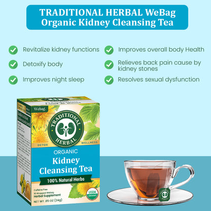 TRADITIONAL HERBAL WeBag Kidney Cleansing Tea 💪 Empower Your Inner Strength 💪