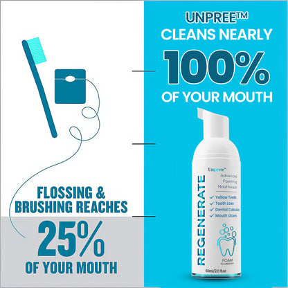 Unpree™ Regenerate Teeth Mouthwash - Foam Technology Solve All Oral Problems