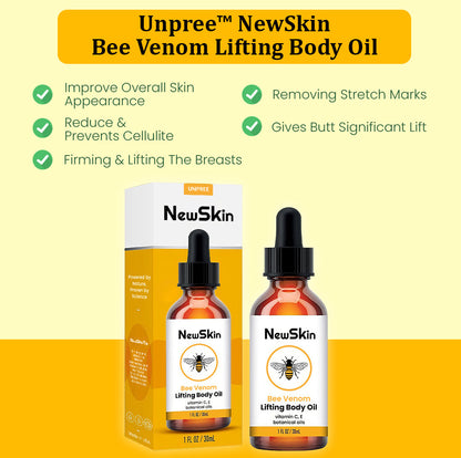 UNPREE™ NewSkin Bee Venom Lifting Body Oil 🌟Revive Your Skin’s Youthful Elasticity✨ LAST DAY 75% OFF