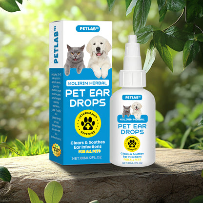 PetLab™ Korilin Herbal Pet Ear Drops 🔥 70% Limited Discounts