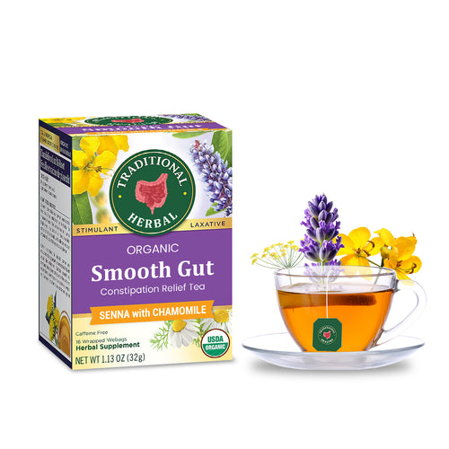 Traditional Herbal™ Organic Smooth Gut Constipation Relief Tea