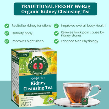 TRADITIONAL FRESHY Organic Kidney Health Tea  🔥 Unleash Your Masculine Strength 💪