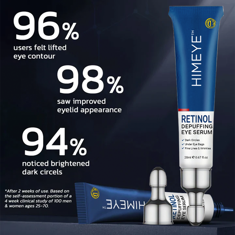 💥 Father's Day 70% OFF 🎉 HIMEYE™ RETINOL Depuffing Eye Serum