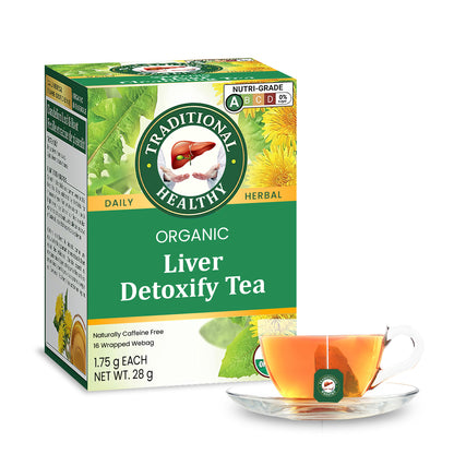 TRADITIONAL HEALTHY Organic Liver Detoxify Tea