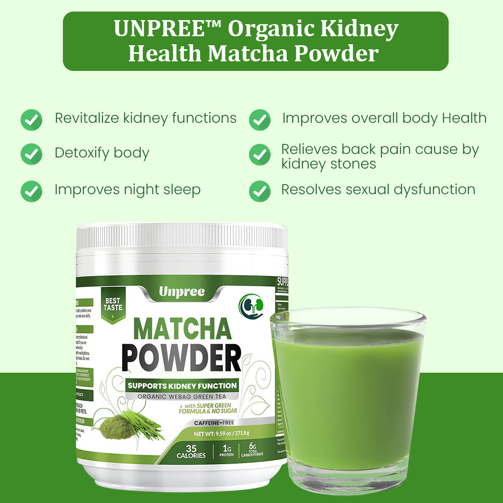 UNPREE™ Organic Kidney Health Matcha Powder 🔥 Unleash Your Masculine Strength 💪