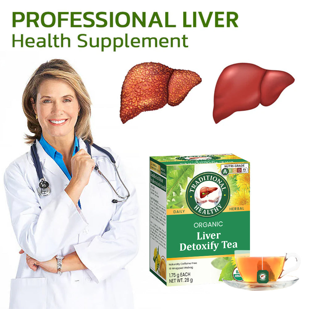 TRADITIONAL HEALTHY Organic Liver Detoxify Tea