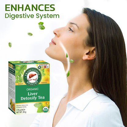 TRADITIONAL HEALTHY Organic Liver Detoxify Tea